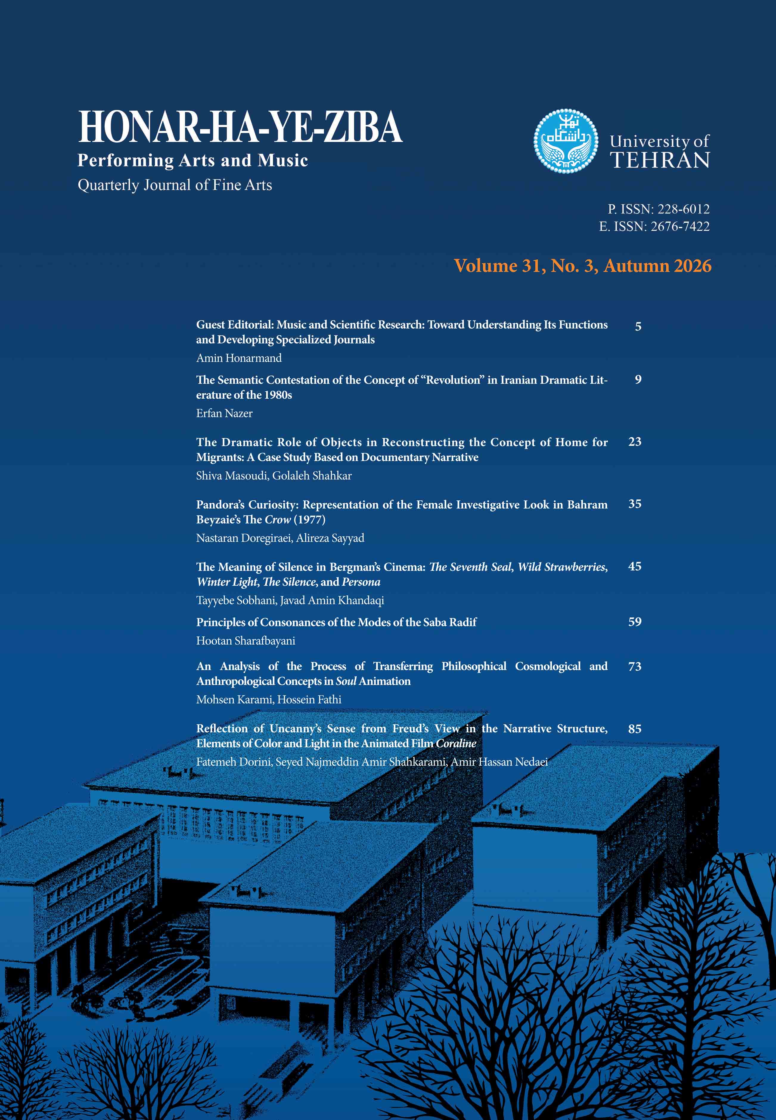 Journal of Fine Arts: Performing Arts & Music